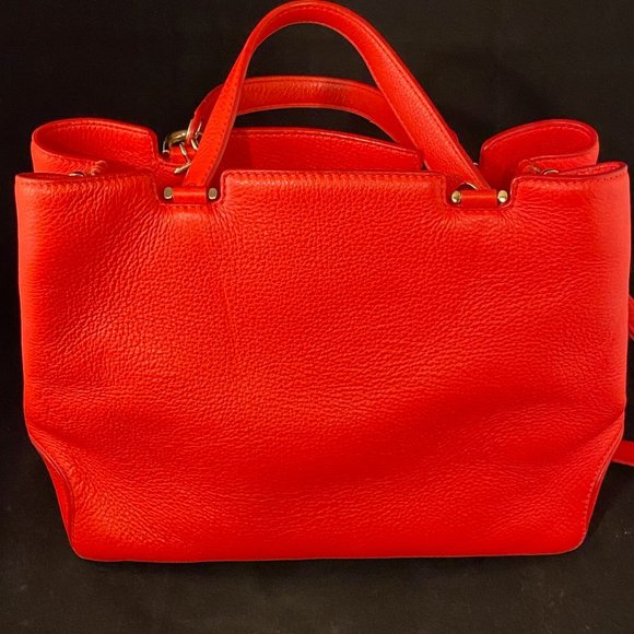Michael Kors LG TZ Leather Anabelle Tote, Coral Reef - Picture 3 of 9